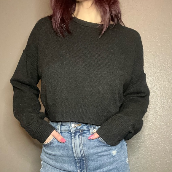 wild fable Sweaters - Wild Fable Black Crew Neck Sweater